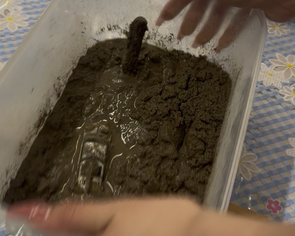 液状化する様子の実験